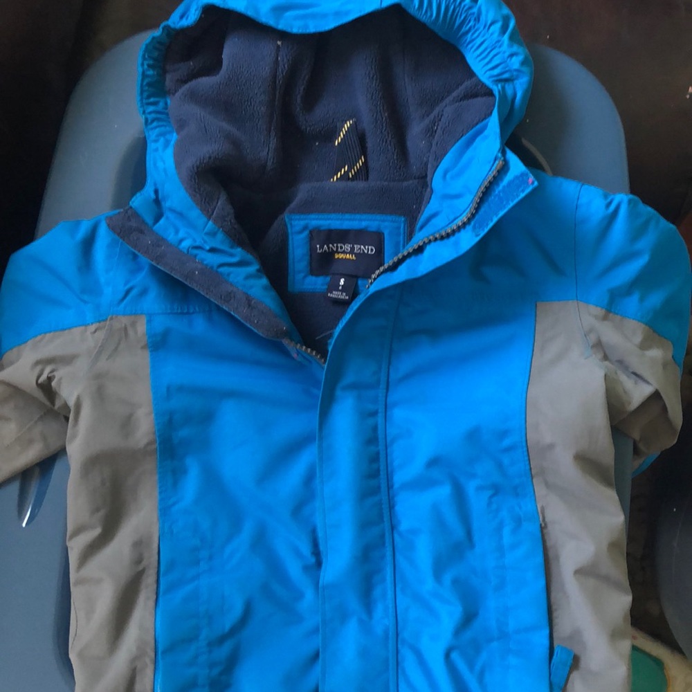 Land’d end boys winter coat small(4)